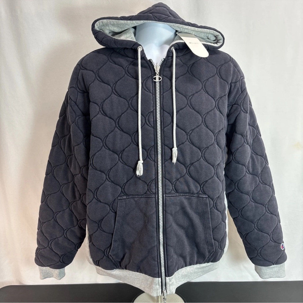 SOLD NWT Champion Thera Limited Edition Weighted Hoodie Large Reversible Quilted